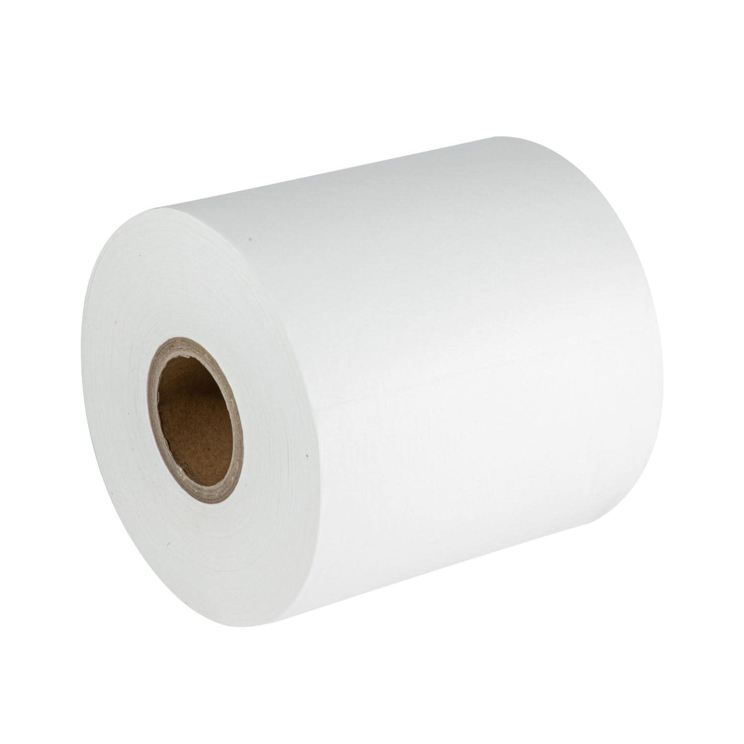 Papel higiénico blanco en rollo