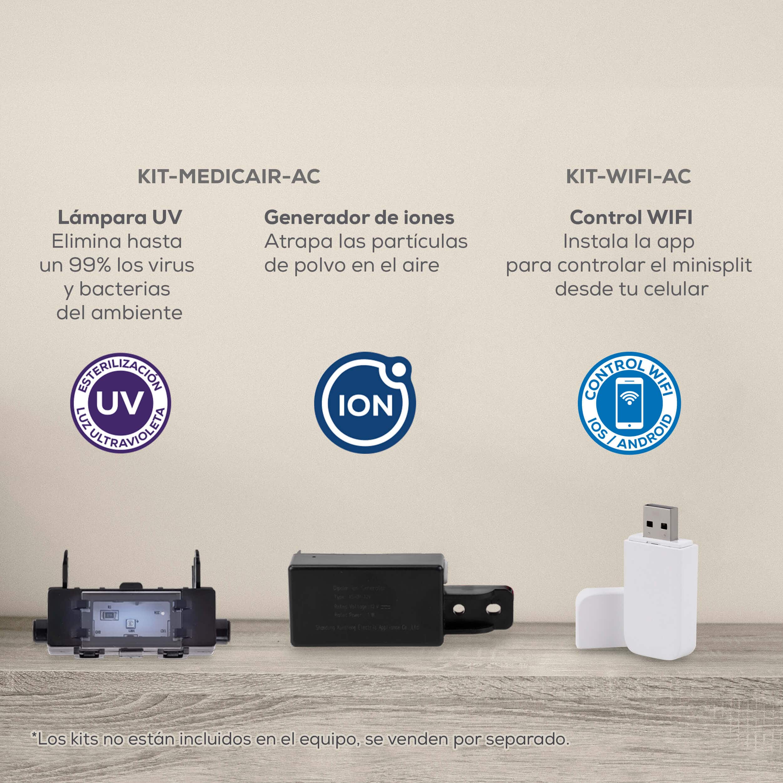 KIT-MEDICAIR-AC + KIT-WIFI-AC