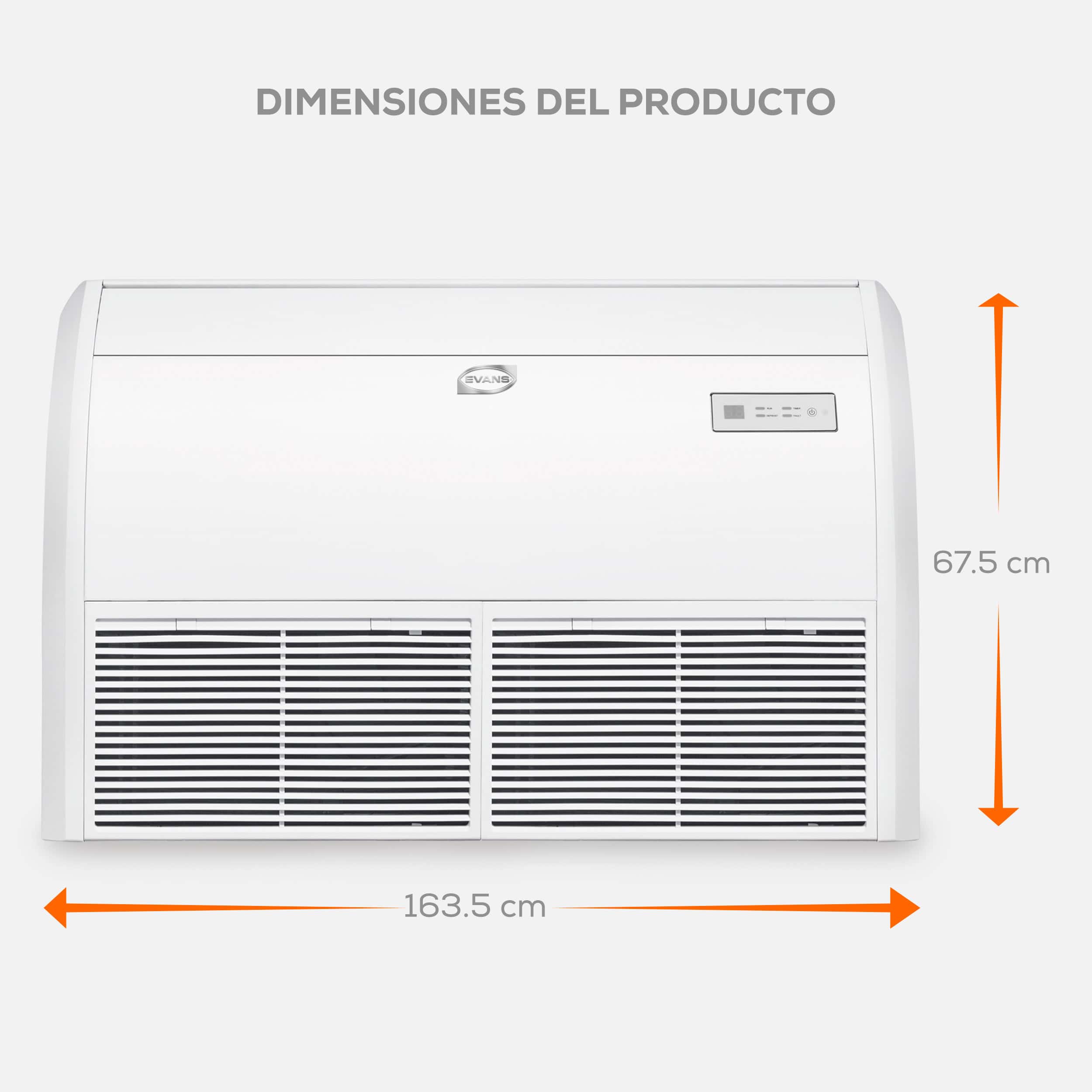 Dimensiones del producto: 67.5 x 163.5