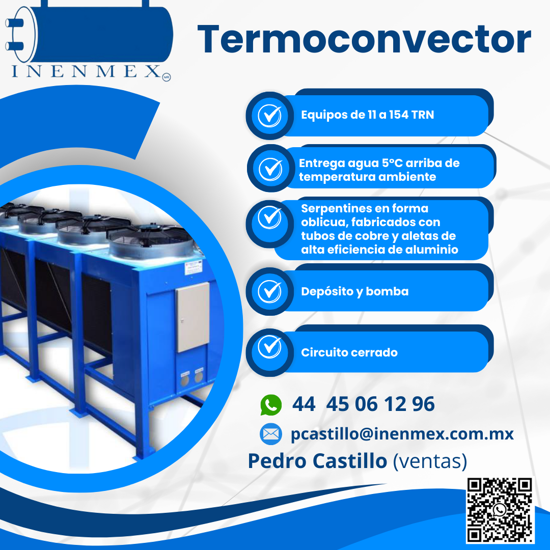 Termoconvectores agua-aire secos