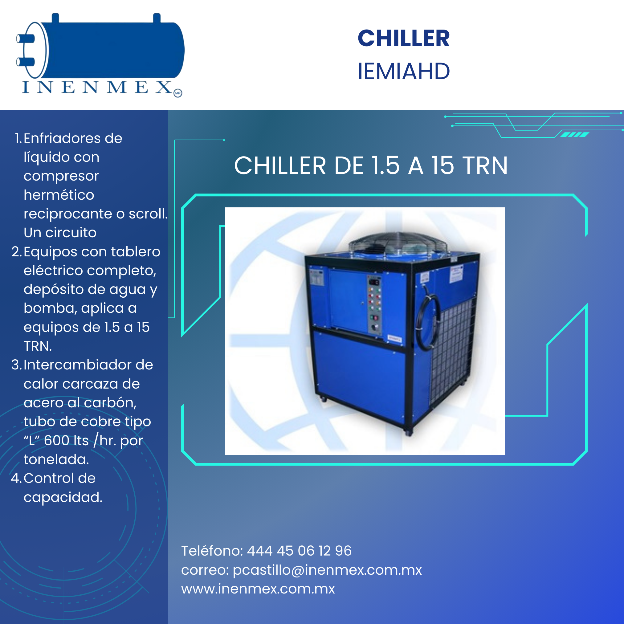 Chillers de agua helada IEMIAHD