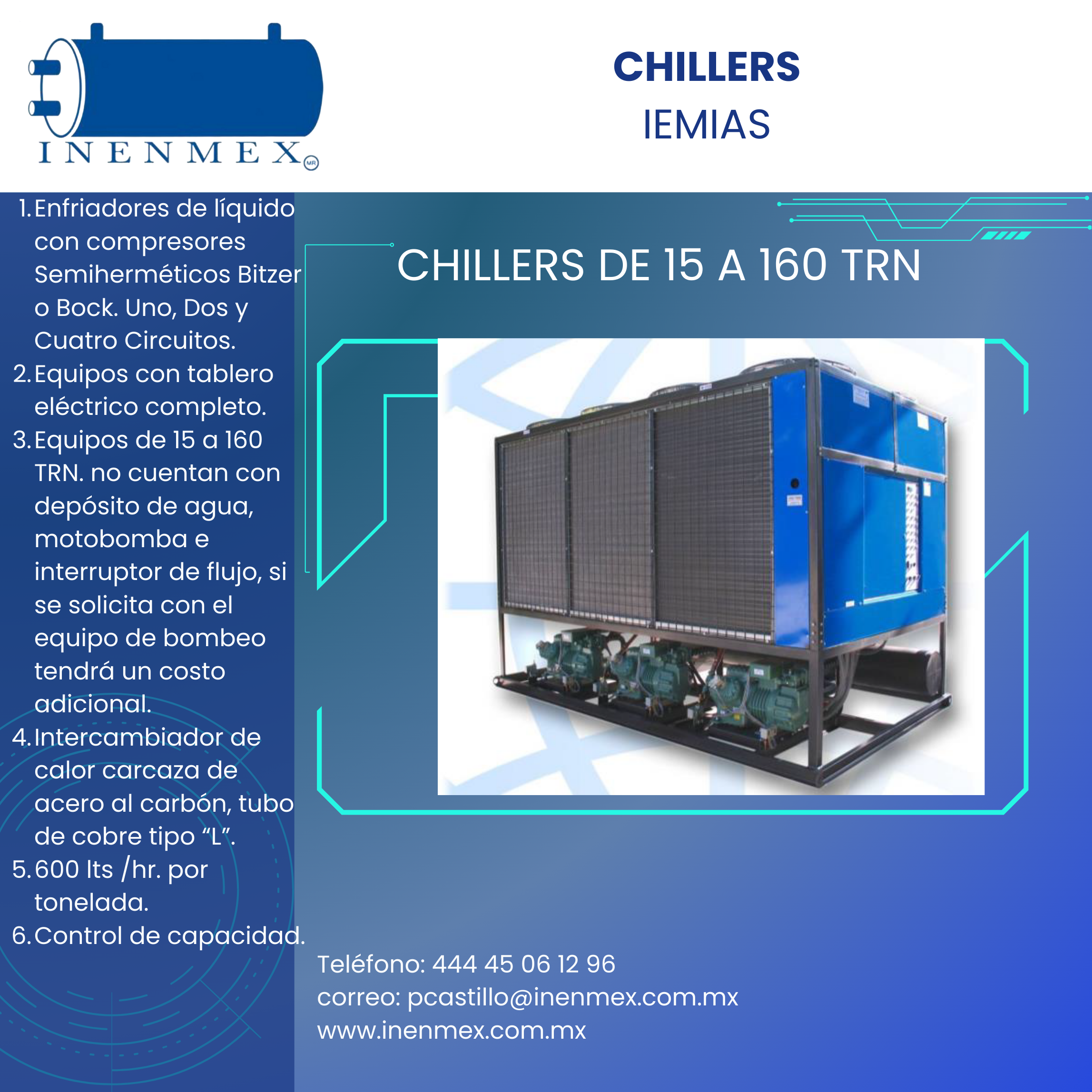Chillers de agua helada IEMIAS