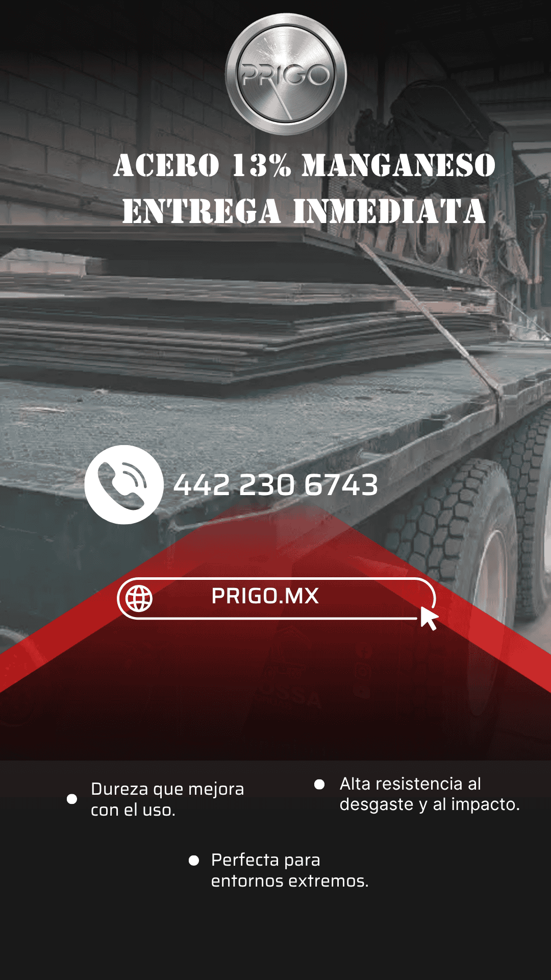 Acero 13% manganeso en placa