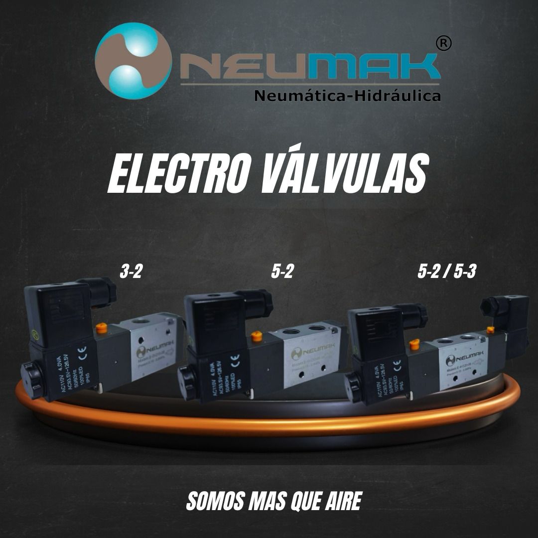 Electrovalvulas neumáticas Neumak