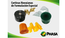 Cortinas hawaianas en rollo de PVC Productos de Hule Automotrices Phasa 3