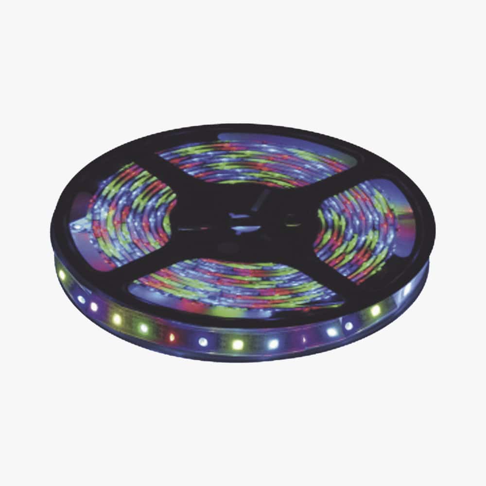 Tira Led Multicolor de 5 m / Uso Interior / Potencia 22 W / 900 lm/ 12 V CD / IP 20 / Necesario transformador (no incluido)