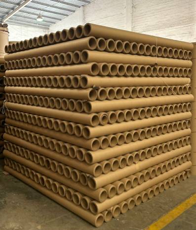 Tubos de Carton en Espiral para la industria Alimenticia