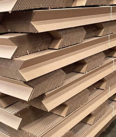 Esquineros de Carton Laminado para Proteccion de Empaque o Embalaje