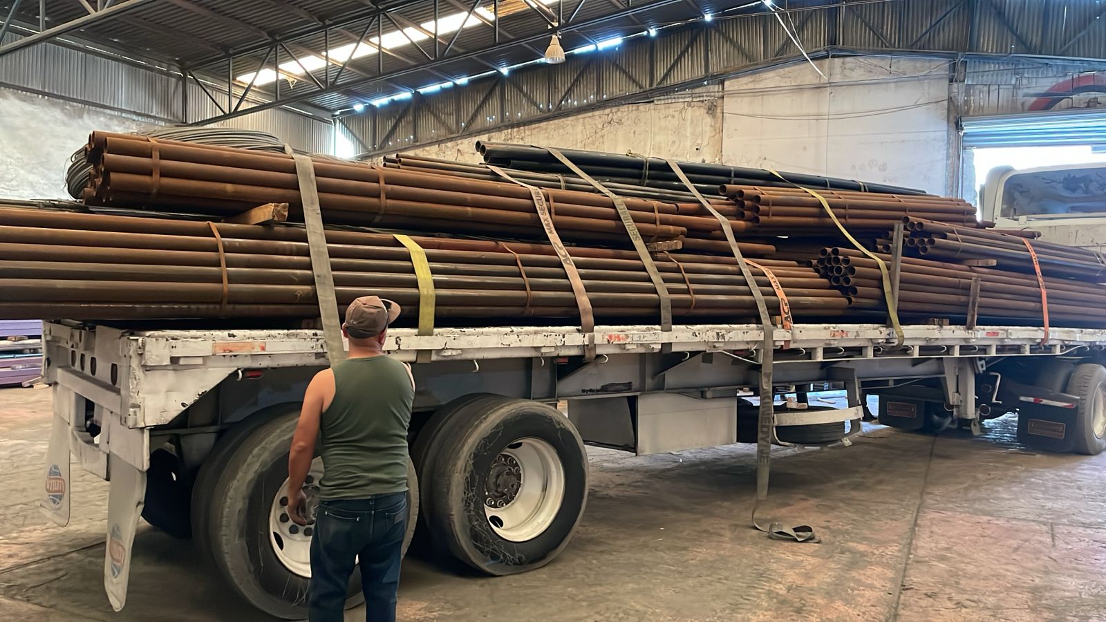 Tuberia de acero nueva de segunda