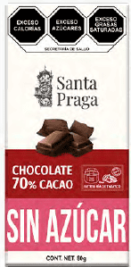 SIN AZÚCAR  70% CACAO