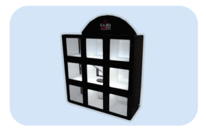 Cajas de luz publicitarias en material POP