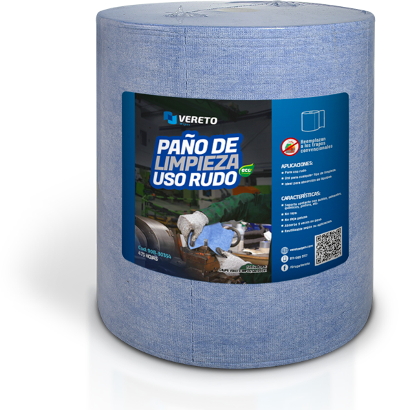 Paños industriales para uso rudo