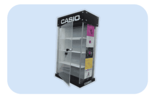 Exhibidor en Material Acrilico con rotulaccion