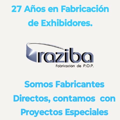 Especializados en Fabricacion de Exhibidores y material POP