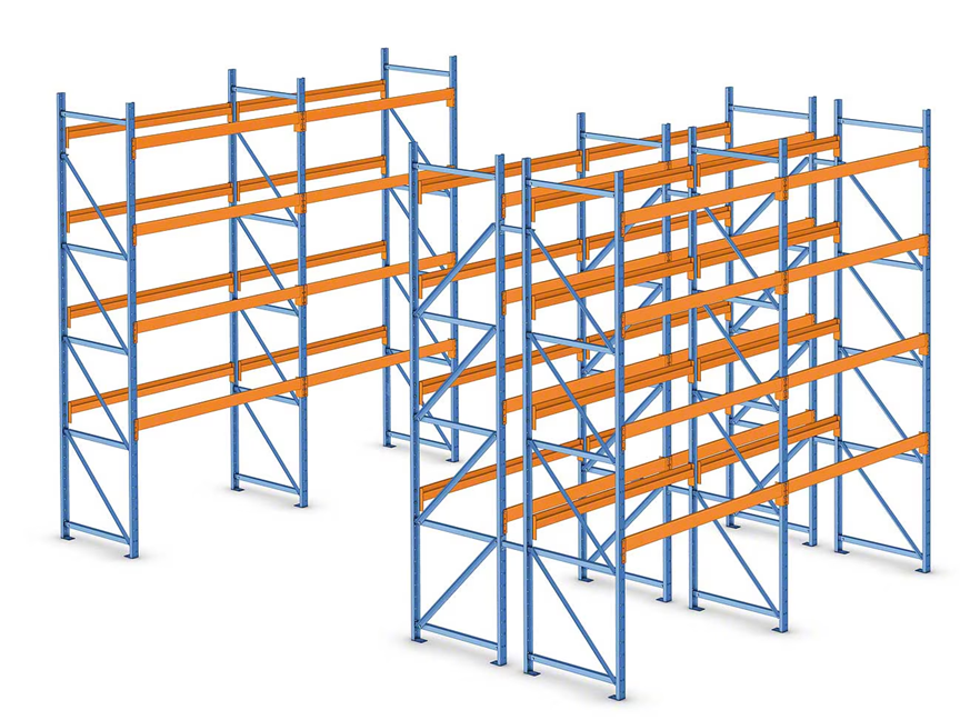 Almacenaje de mercancías Rack Estructural