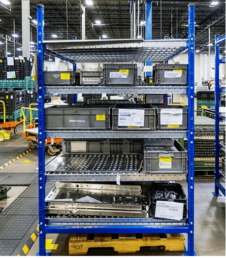 Almacenamiento Rack de Flujo de Material