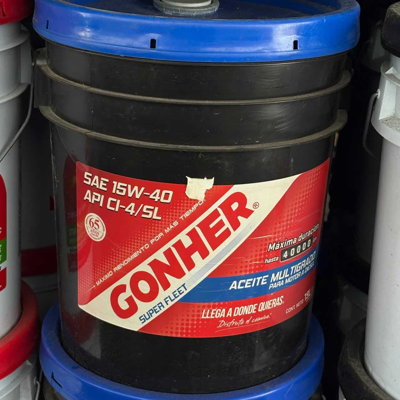 Aceite Multigrado 15W40 Gonher 19 Lts