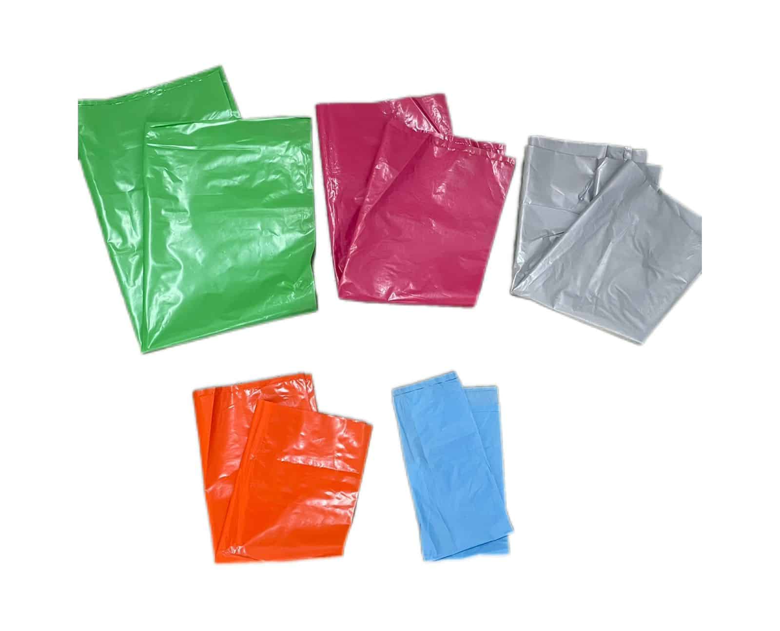 Bolsas de plastico varias medidas y colores para residuos