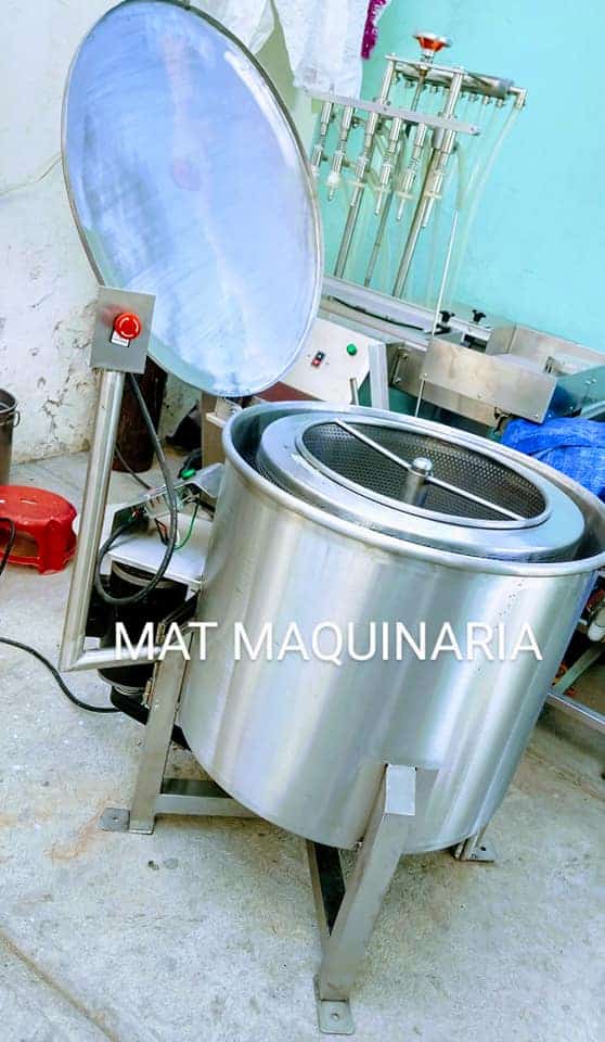 Deshidratadora de productos para la industria alimenticia 