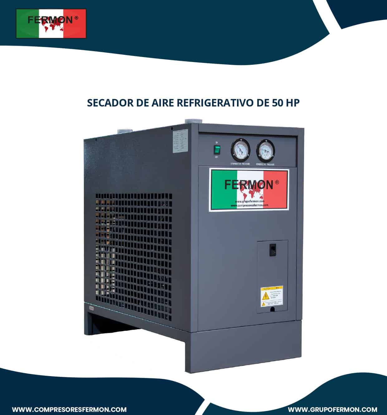 SECADOR REFRIGERATIVO FERMON  DE 50 HP 220V 2F