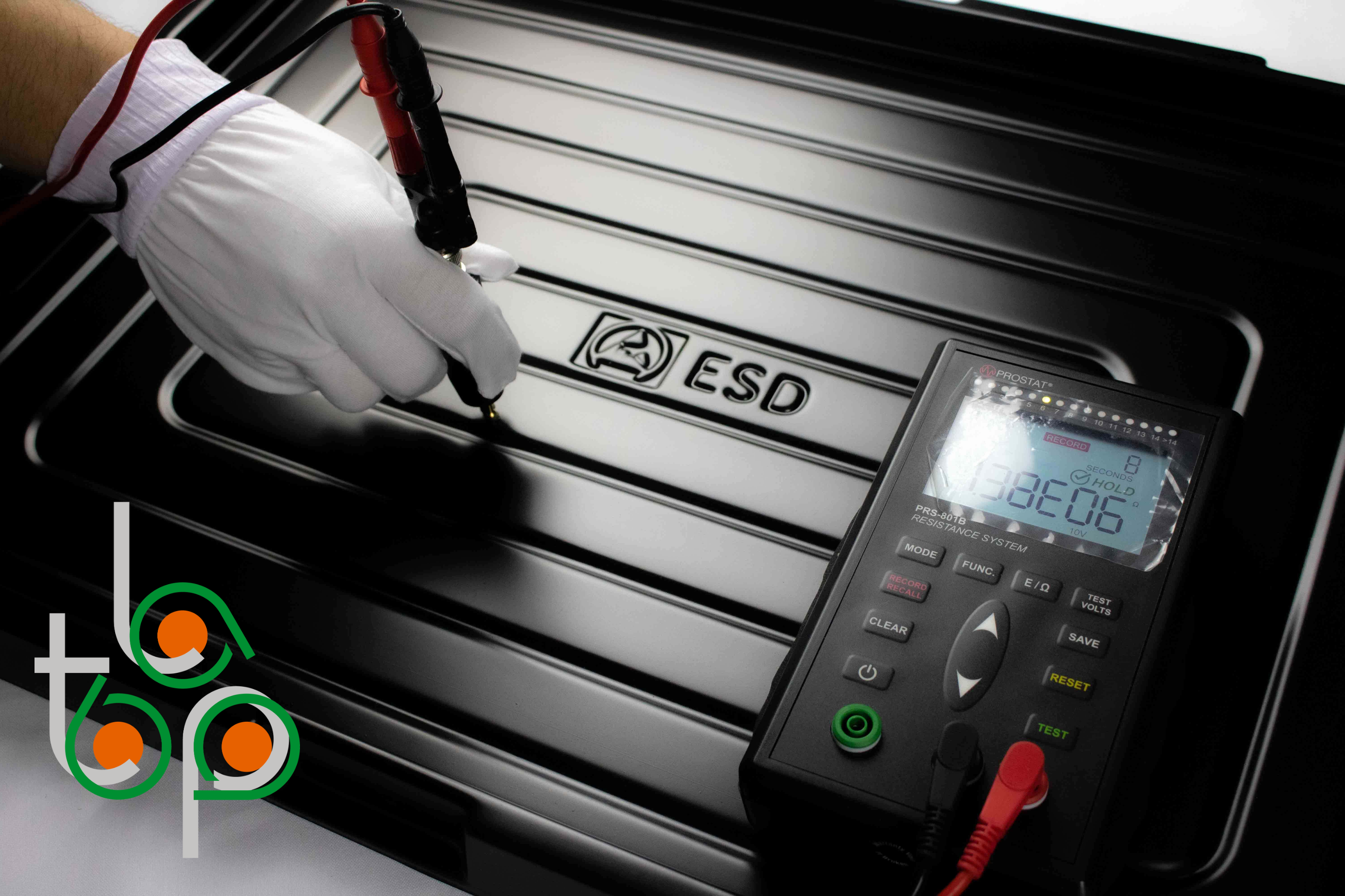 charola antiestática ESD para electrónicos