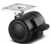 Rodaja Tente Giratoria Con freno de 125mm