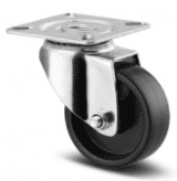 Rodaja Tente Giratoria Sin freno de 25, 32mm