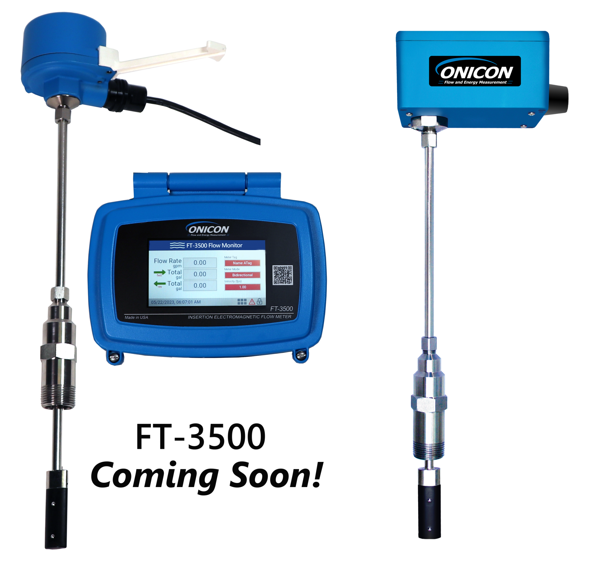 Flujometros de insercion FT3500 para agua limpia