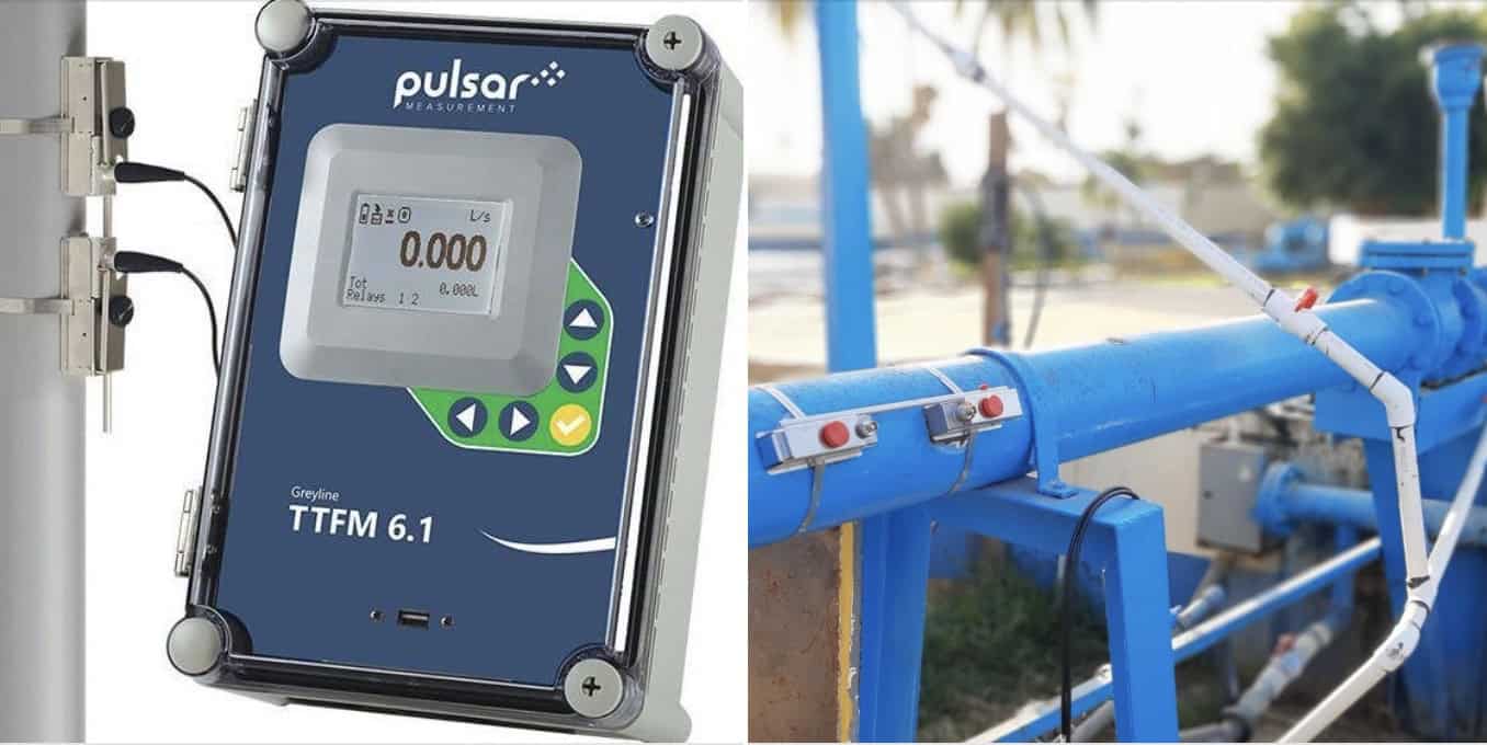 Control de flujo/Medidor de Flujo ultrasónico PULSAR, Modelo TTFM