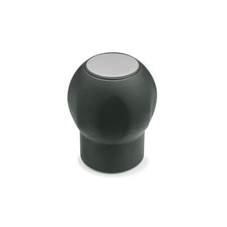Perillas suaves Plástico, con inserto roscado de latón, con tapón desmontable, Ergostyle®, Softline.