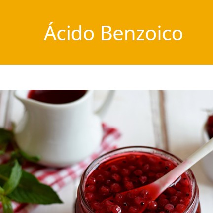 ACIDO BENZOICO GRADO ALIMENTICIO