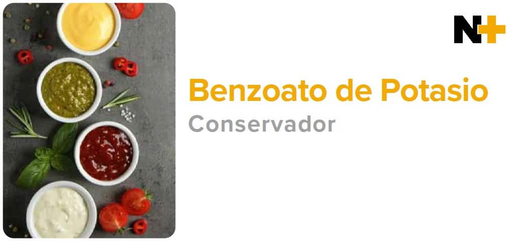 Benzoato de potasio conservador