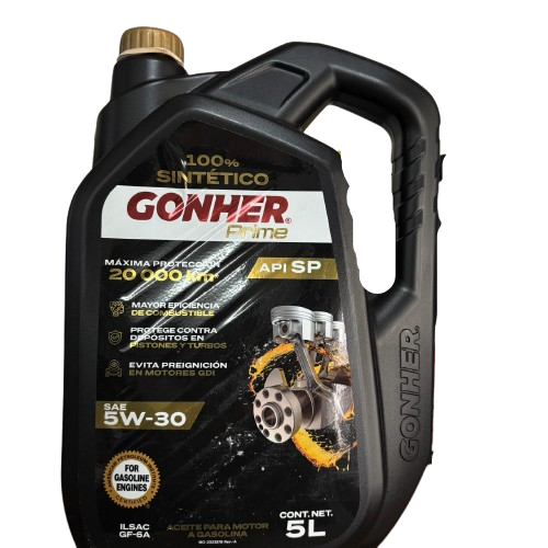 Aceite Sintetico Gonher presentación 5 Lts