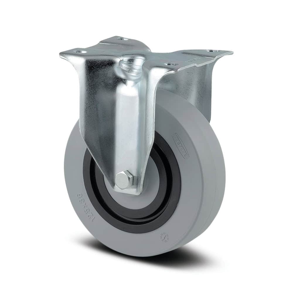 Rodaja Tente Fija Sin freno, hibrida, anti ruido de 100mm