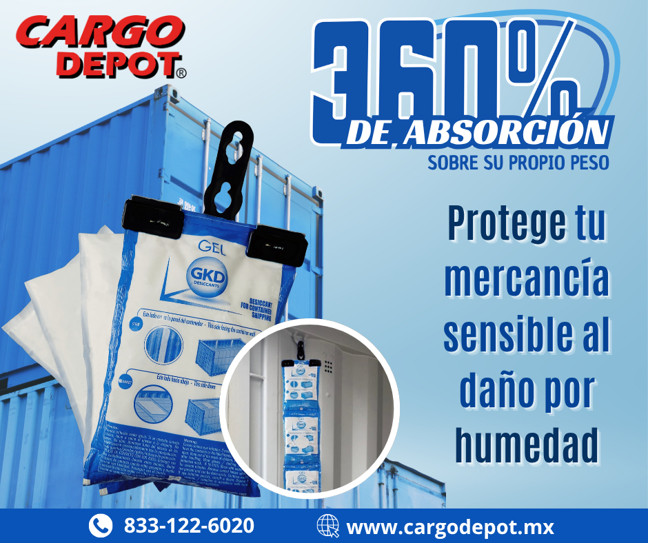 Bolsas Absorbentes de Humedad para Contenedores 500gr