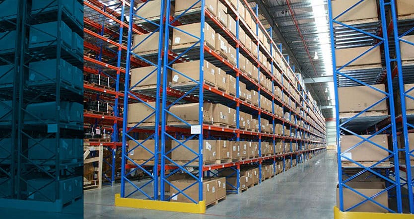 Rack selectivo diseñado para almacenar productos de gran variedad y para cualquier tipo de carga manejada sobre tarimas