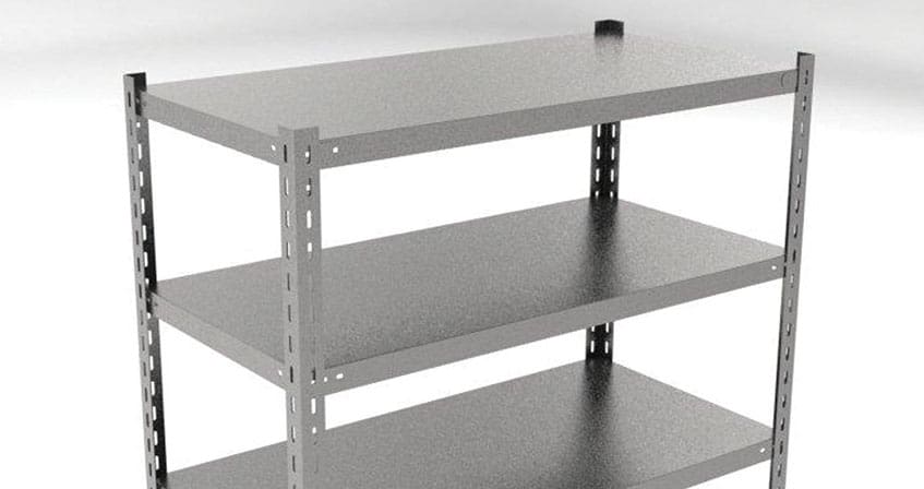 Estanteria sistema que se utiliza cuando se requiere almacenar mercancías con diversas referencias y de poco peso