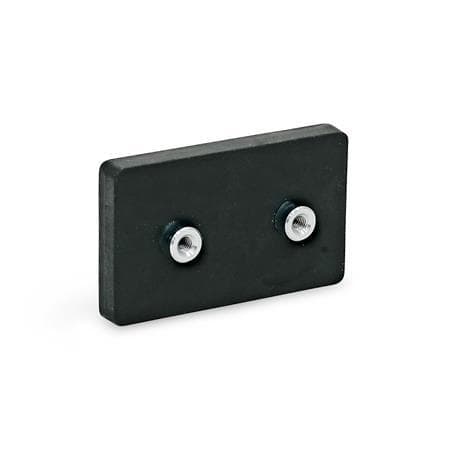 JW WINCO GN 57.1 Imanes de retención rectangulares.