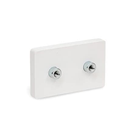 JW WINCO GN 57.1 Imanes de retención rectangulares.