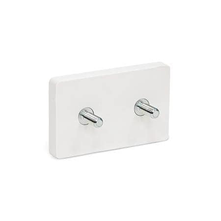 JW WINCO GN 57.3 Imanes de retención rectangulares.