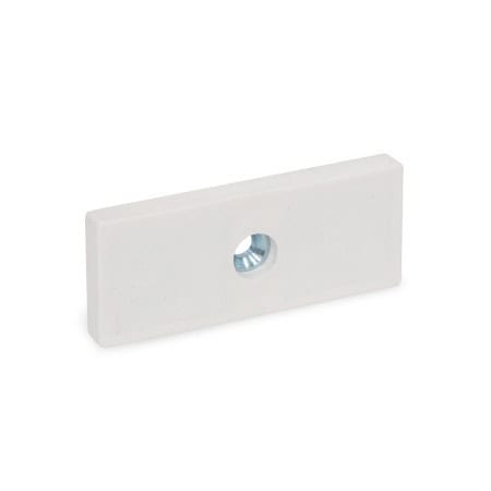 JW WINCO GN 57.4 Imanes de retención rectangulares