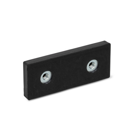 JW WINCO GN 57.5 Imanes de retención rectangulares.
