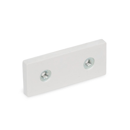 JW WINCO GN 57.5 Imanes de retención rectangulares.