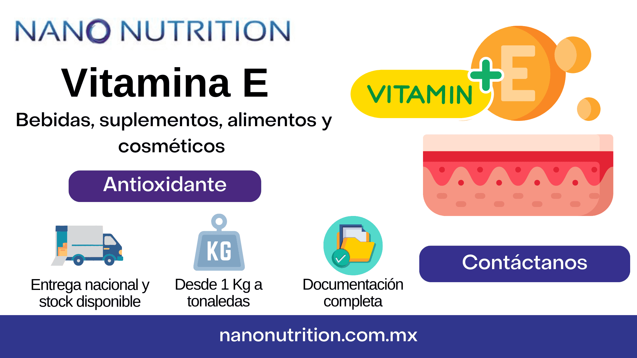Acetato de tocoferilo en polvo para alimentos