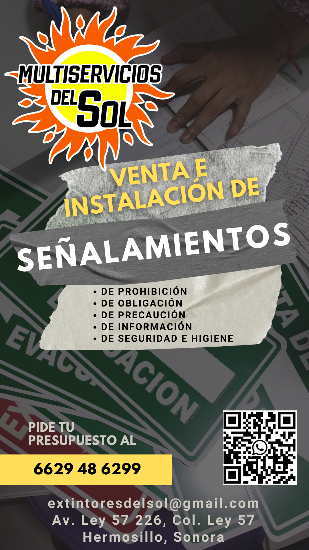 Señalamientos de emergencia
