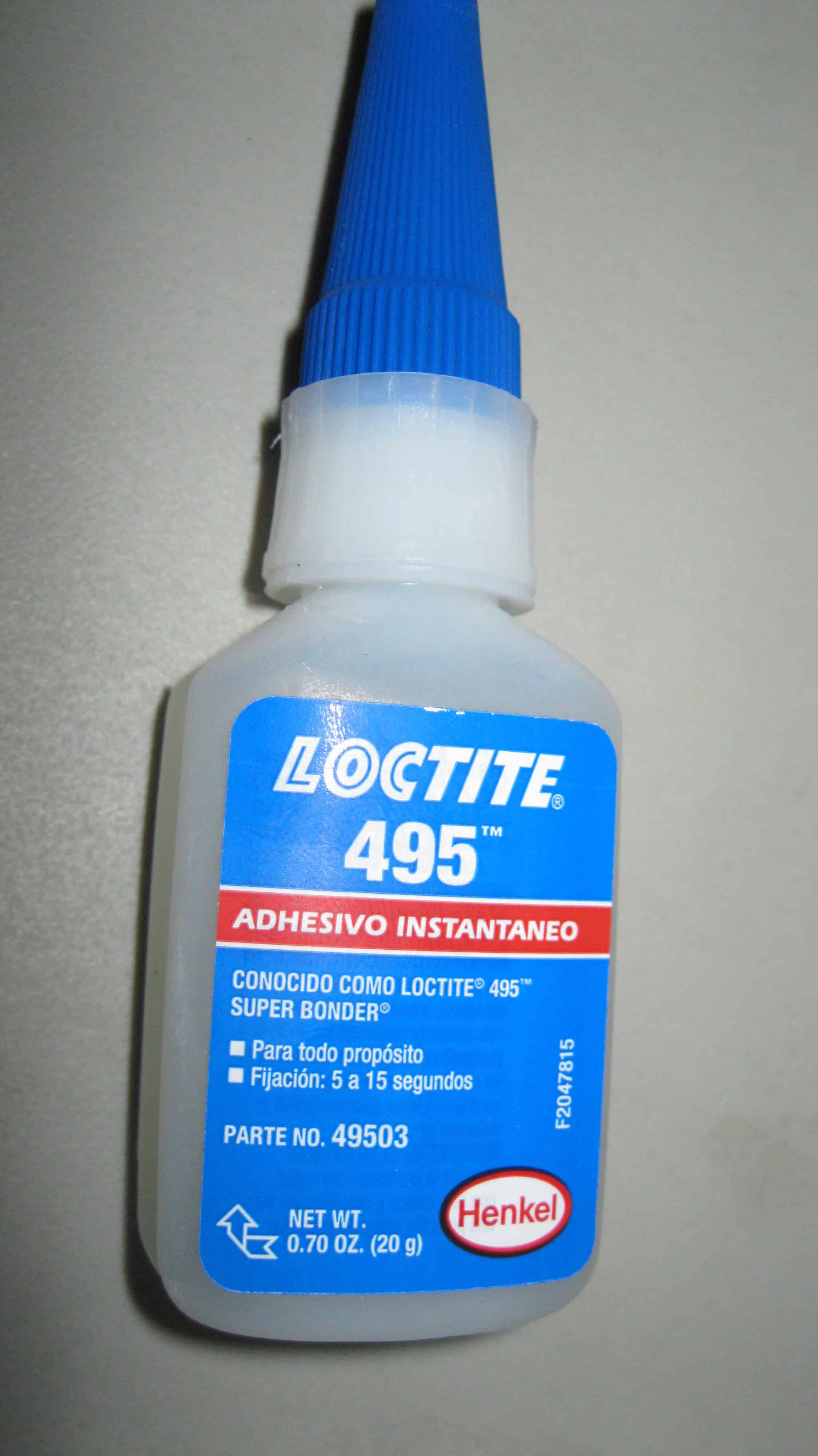 Adhesivos a base de cianoacrilato y anaerobicos LOCTITE