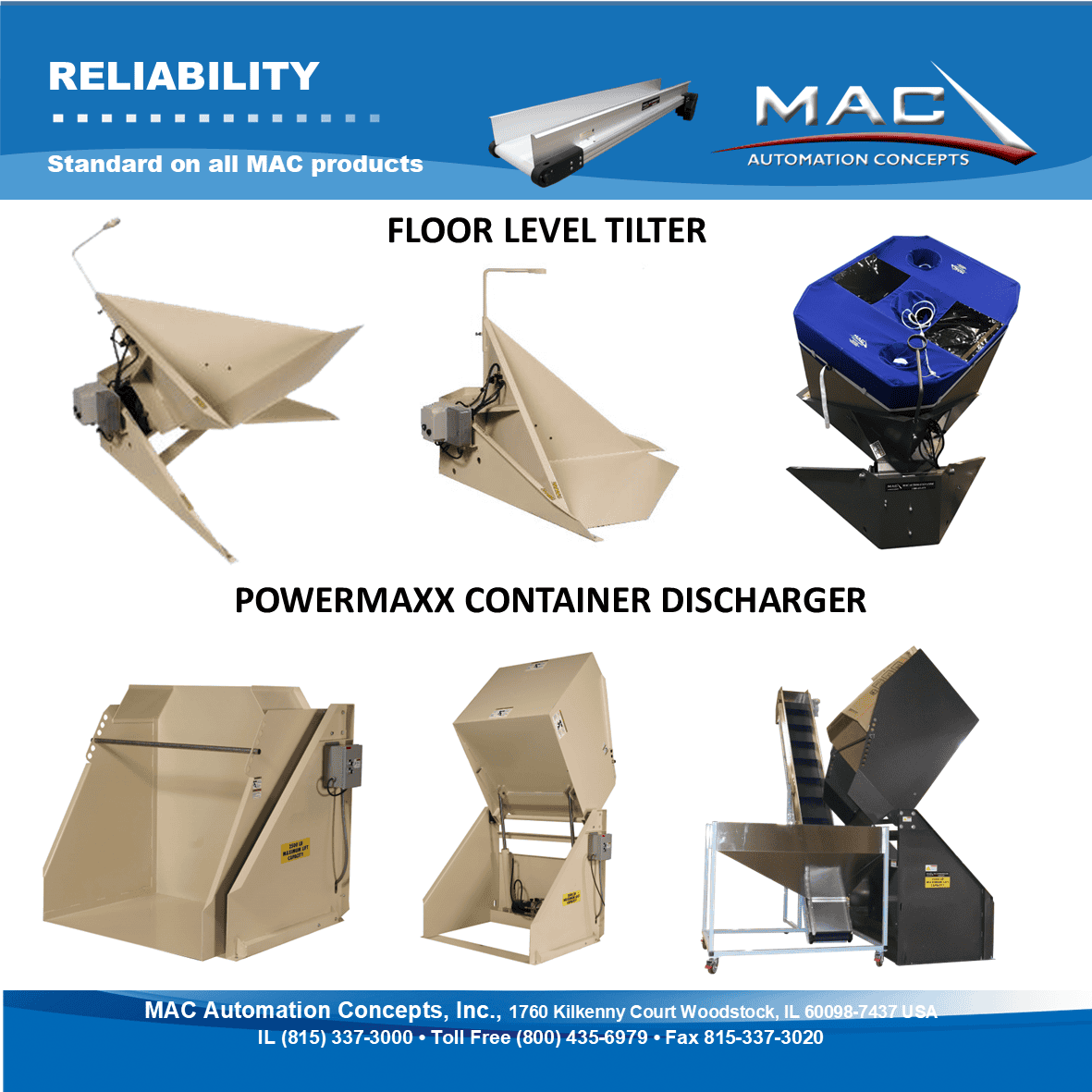 Gaylords, caja corrugada PowerMaxx descargador de contenedores