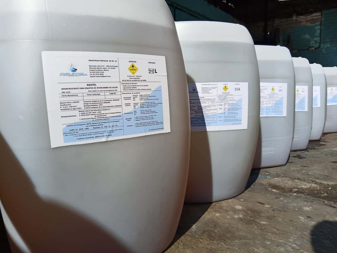 Desincrustantes para torres de enfriamiento 50 L Aquitel