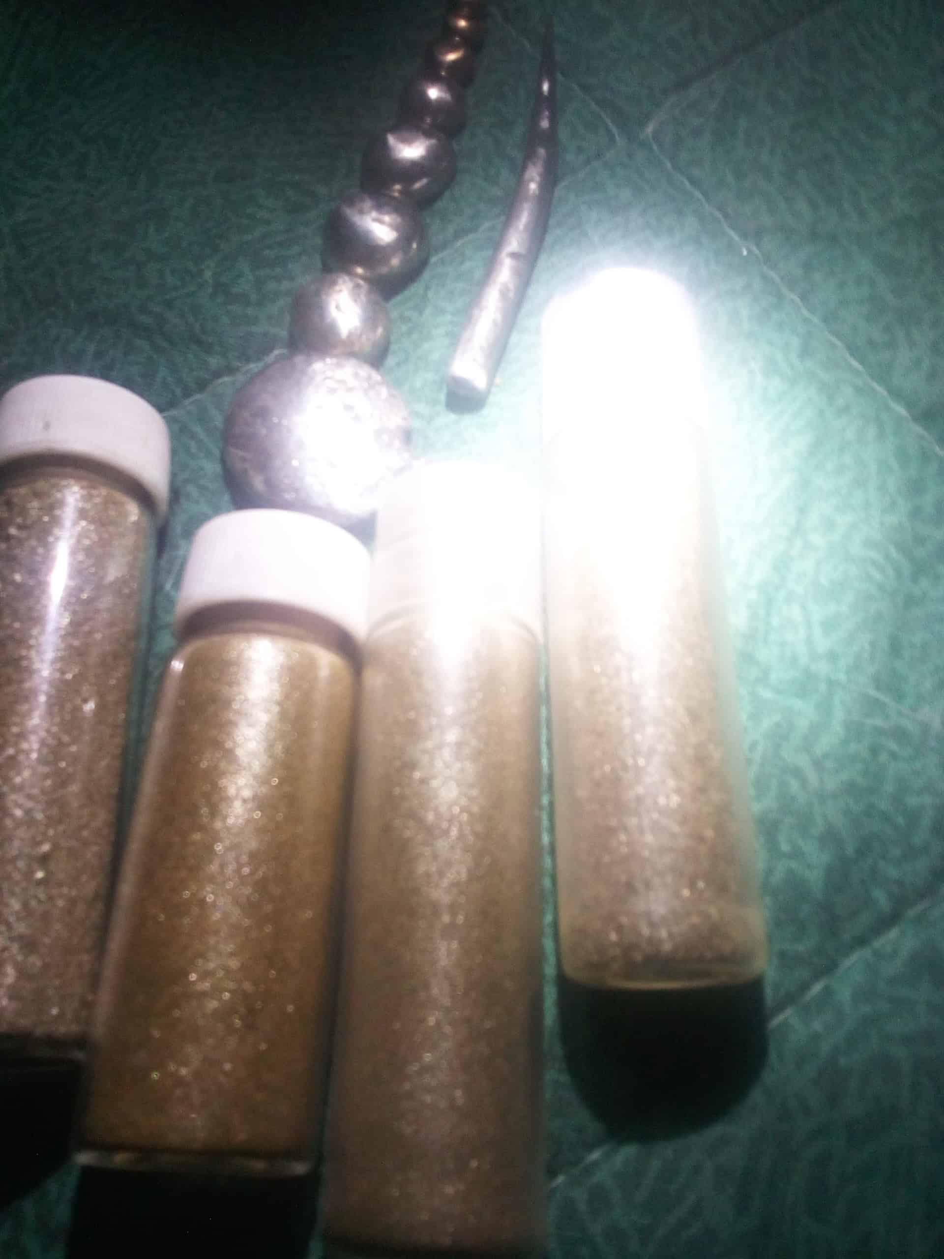 Iridio en polvo fundido