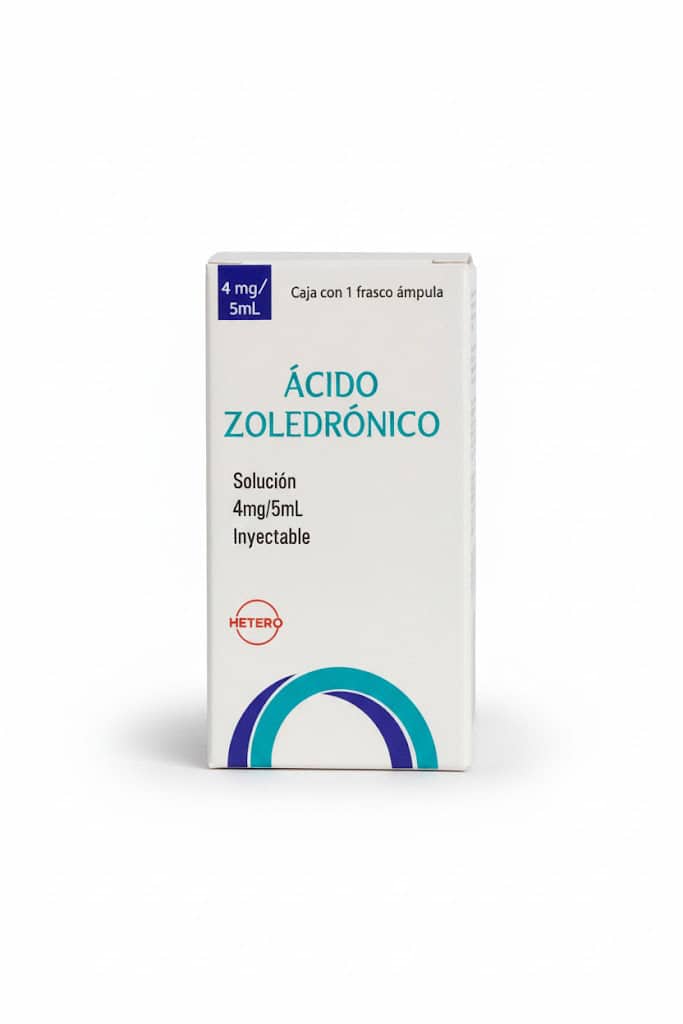 Ácido Zoledrónico Genérico Solución Inyectable de 4 mg